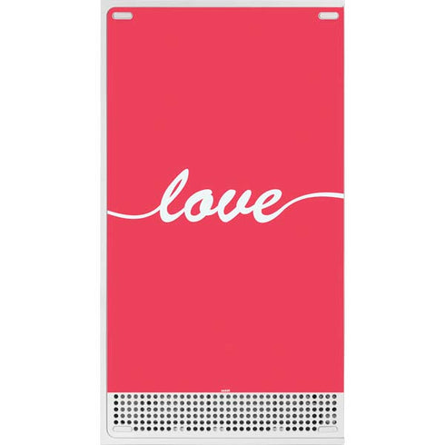 Love Banner Xbox Series S Console Skin